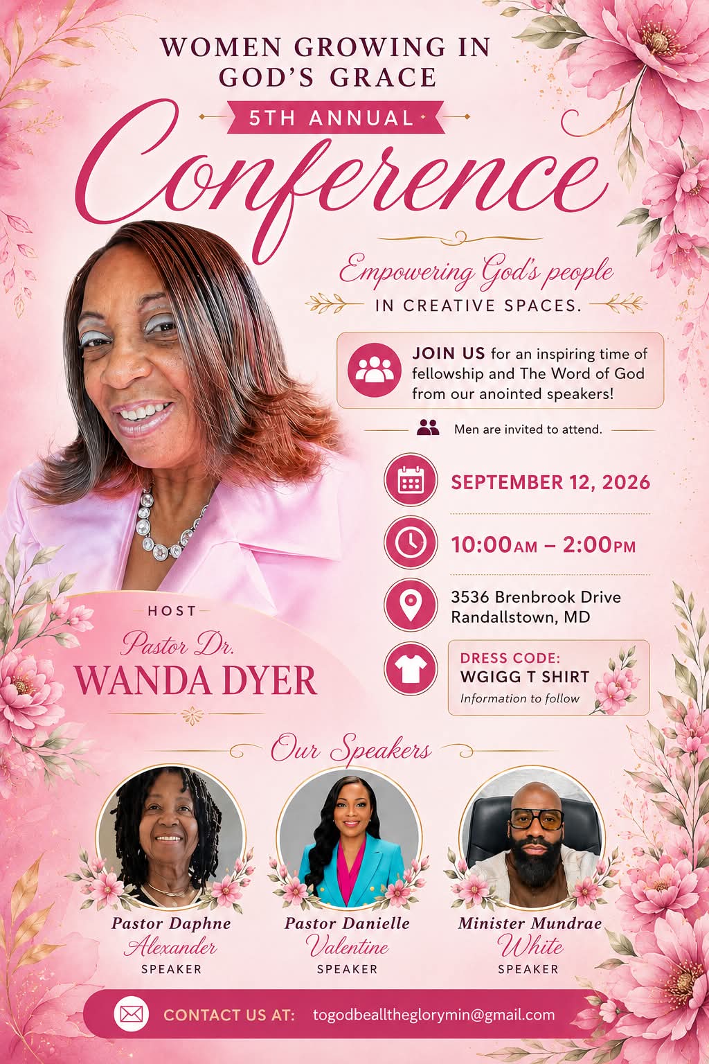 Women Growing in God's Grace conference flyer